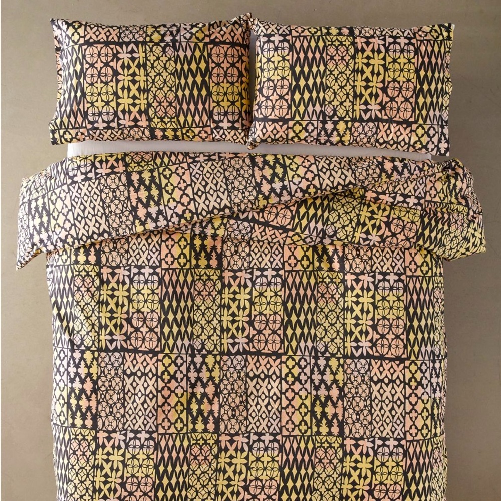 Cool Geometric Full/ Queen Duvet Cover